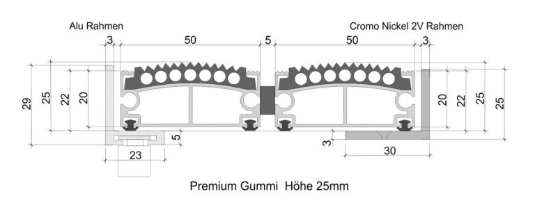 Profil - Abmessungen
