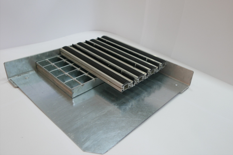 Geschlossene Schmutzfangwanne - Visualisierung